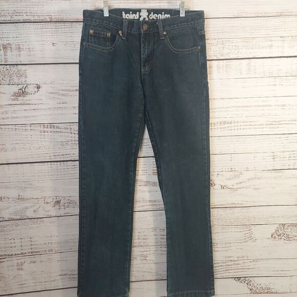 Men's Chad Taint Denim Jeans Straight Leg - Picture 1 of 13